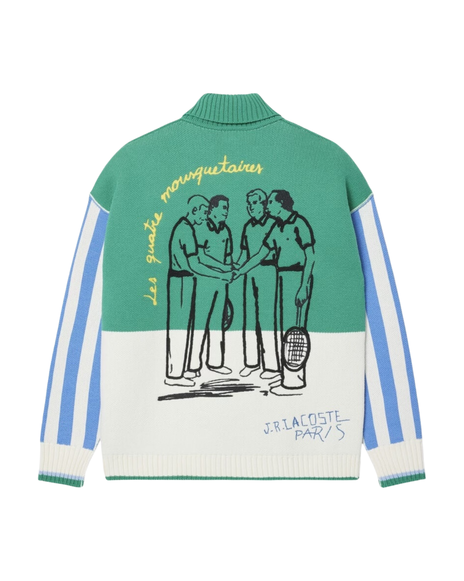Lacoste Runway Multicolor Loose-Fit Sweater