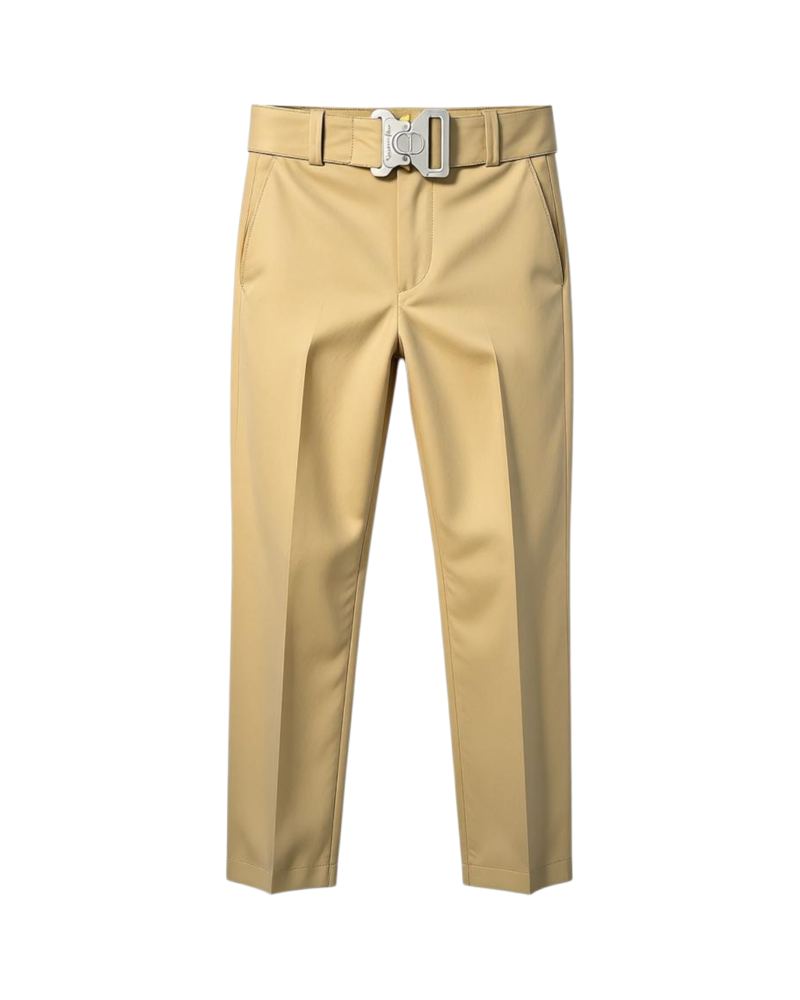 Dior Pleated Khaki Trousers with Alyx Buckle