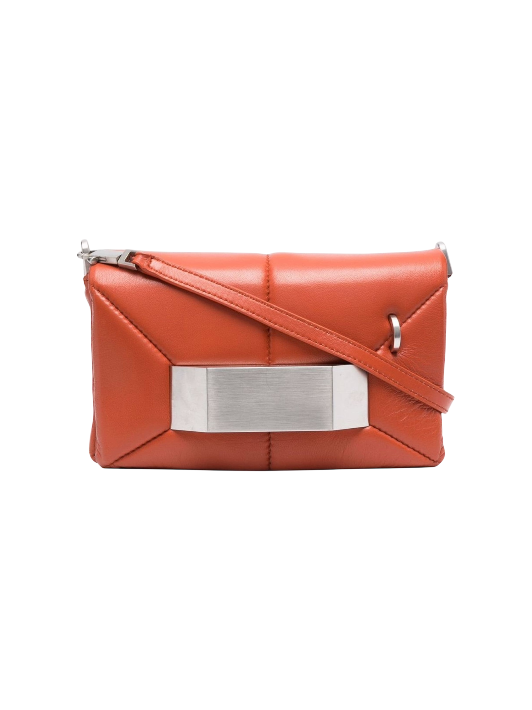 Rick Owens Griffin Leather Messenger Bag