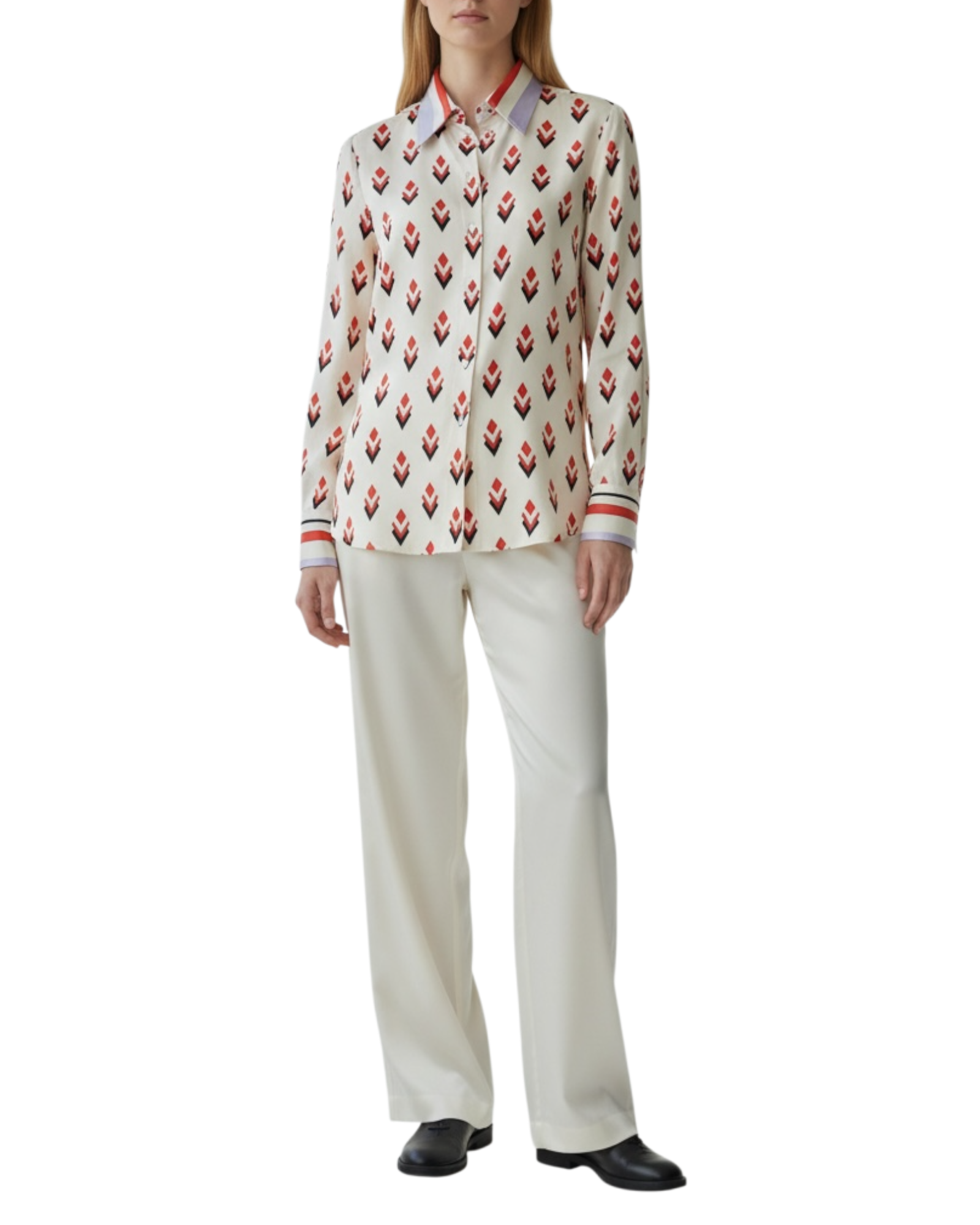 Valentino Ceramic Print Blouse