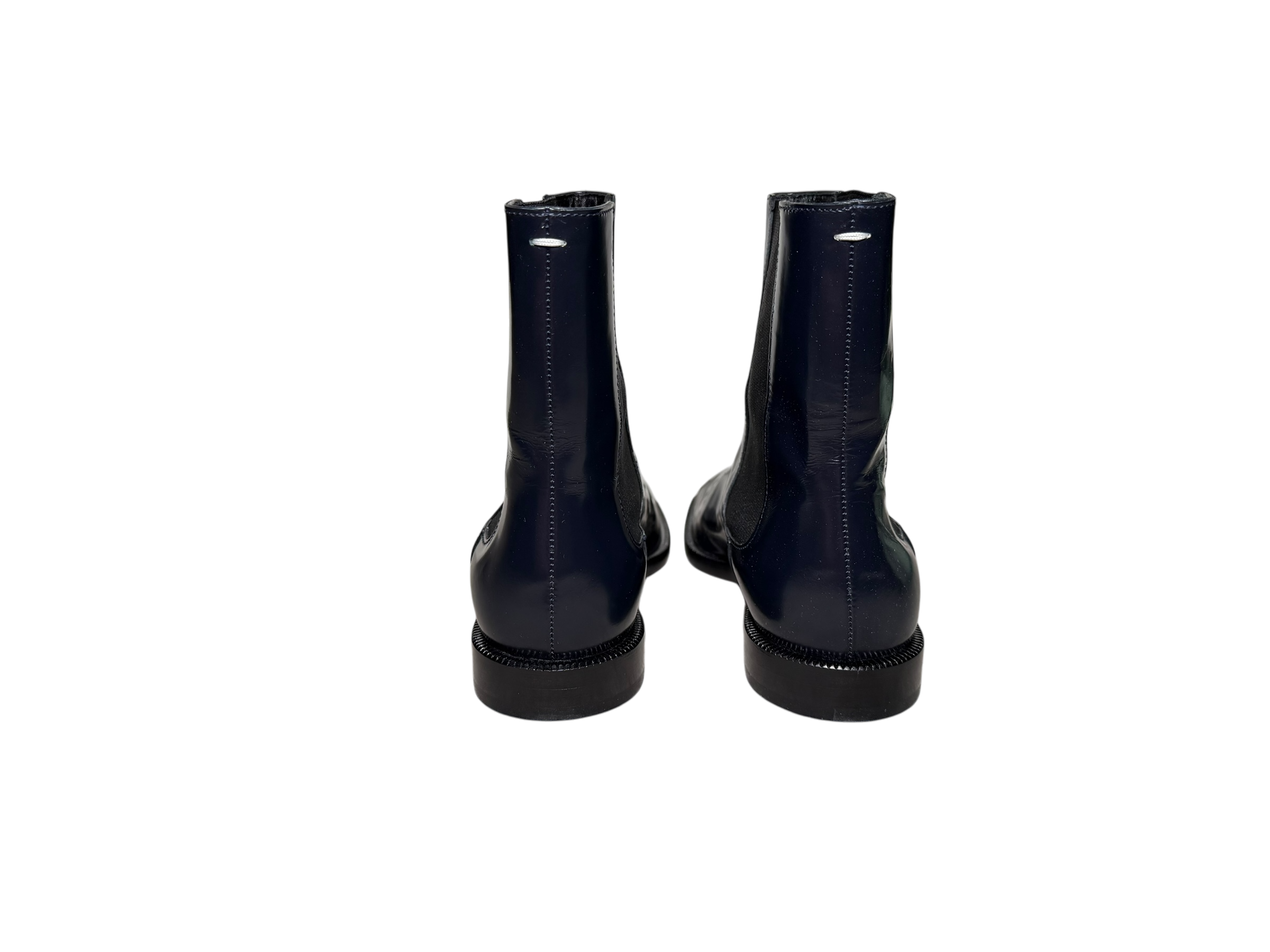 Maison Margiela Patent Leather Tabi Ankle Boot