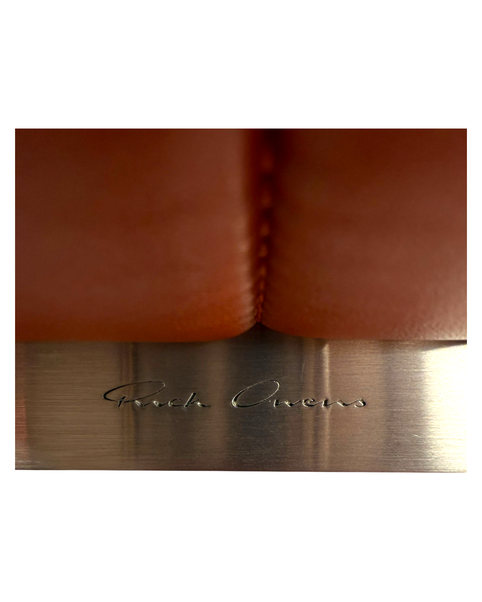 Rick Owens Griffin Leather Messenger Bag