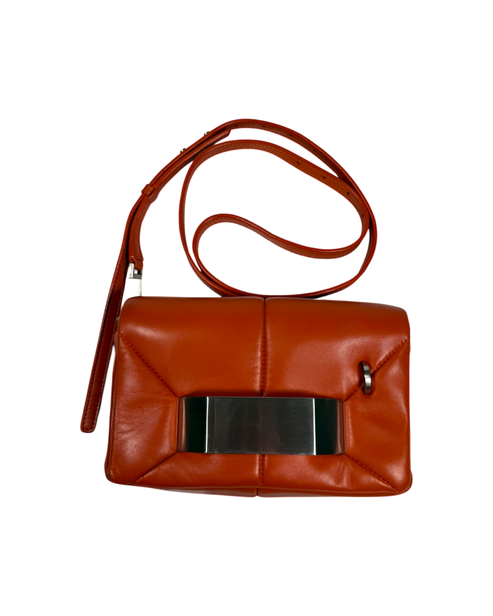 Rick Owens Griffin Leather Messenger Bag