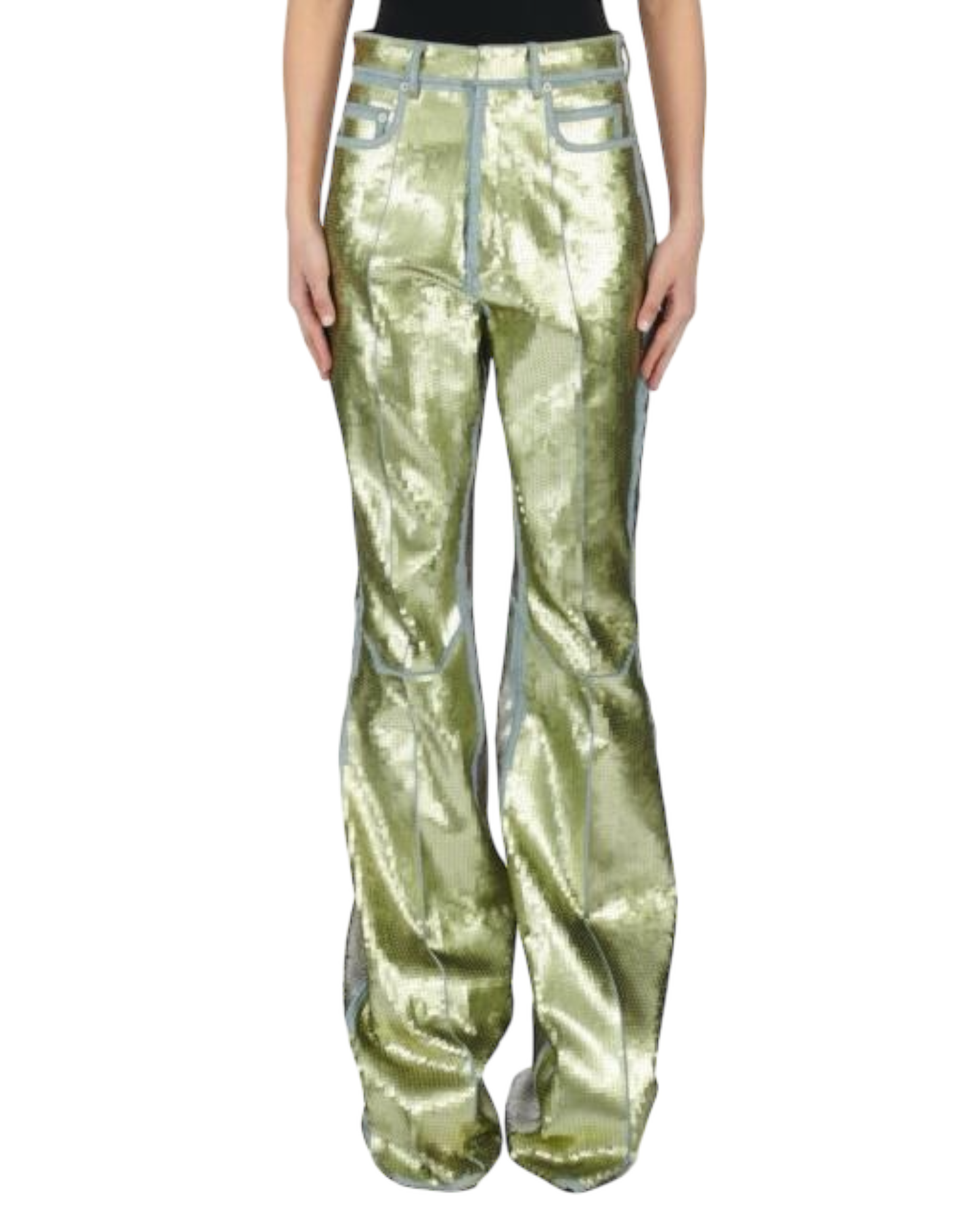 Rick Owens Bolan Sequined Bootcut Pants