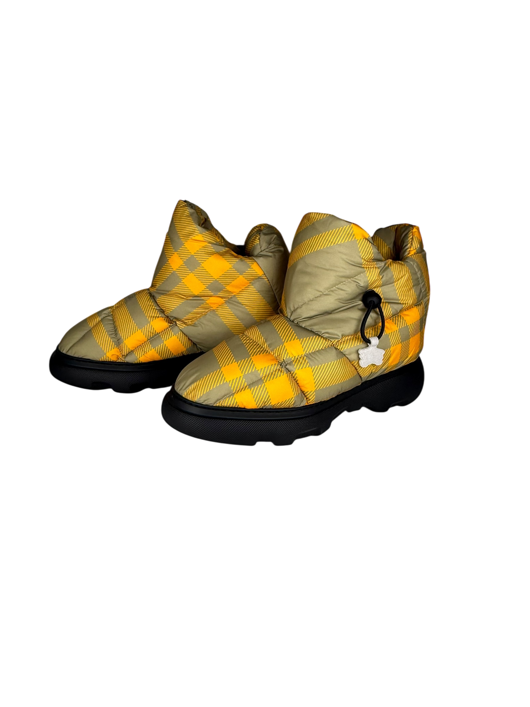 Burberry Pillow Boots in Hunter Check