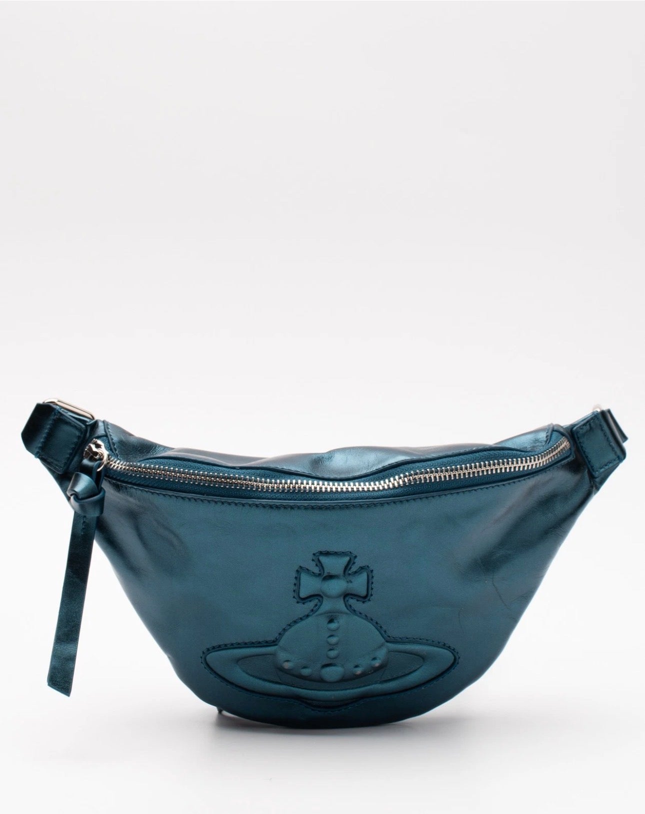 Vivienne Westwood Hilda Small Leather Beltbag in Blue