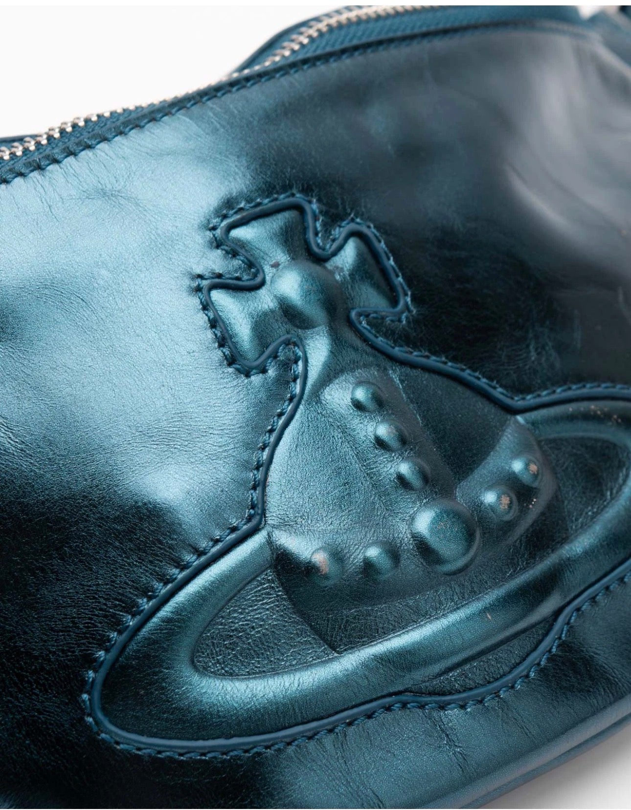 Vivienne Westwood Hilda Small Leather Beltbag in Blue