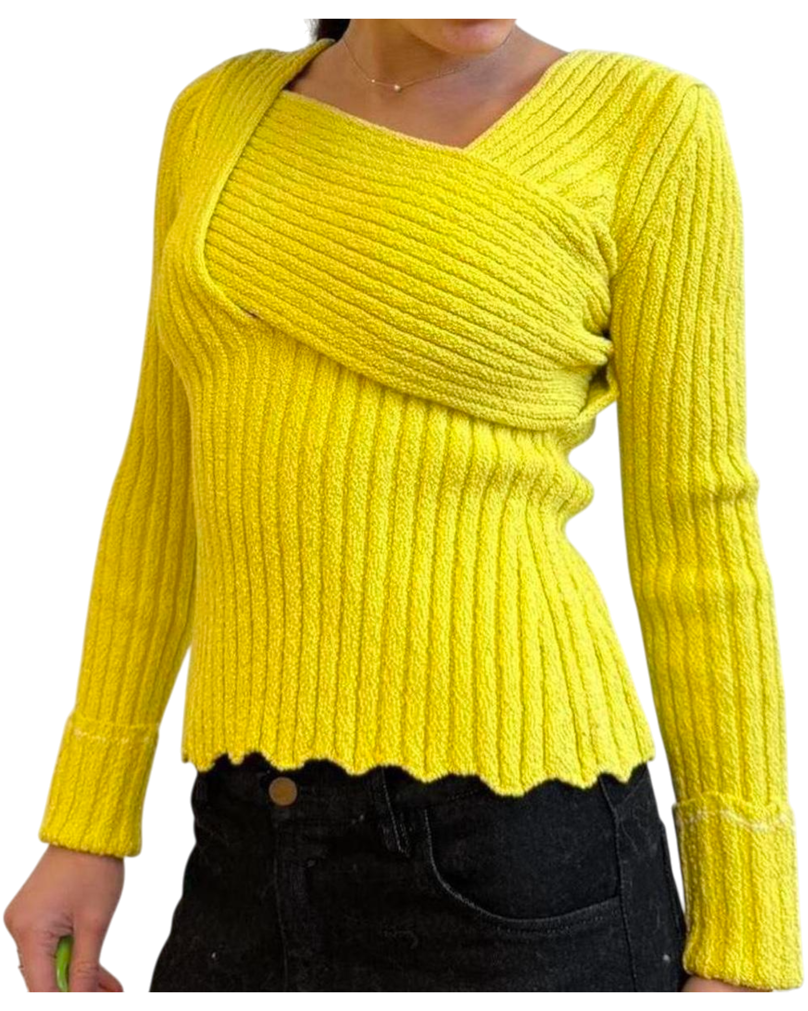 Bottega Veneta Asymmetric Knitted Sweater