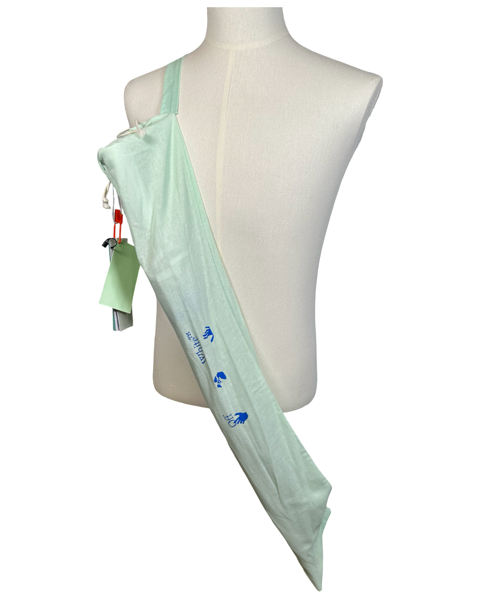 Off-White Transparent Long Umbrella