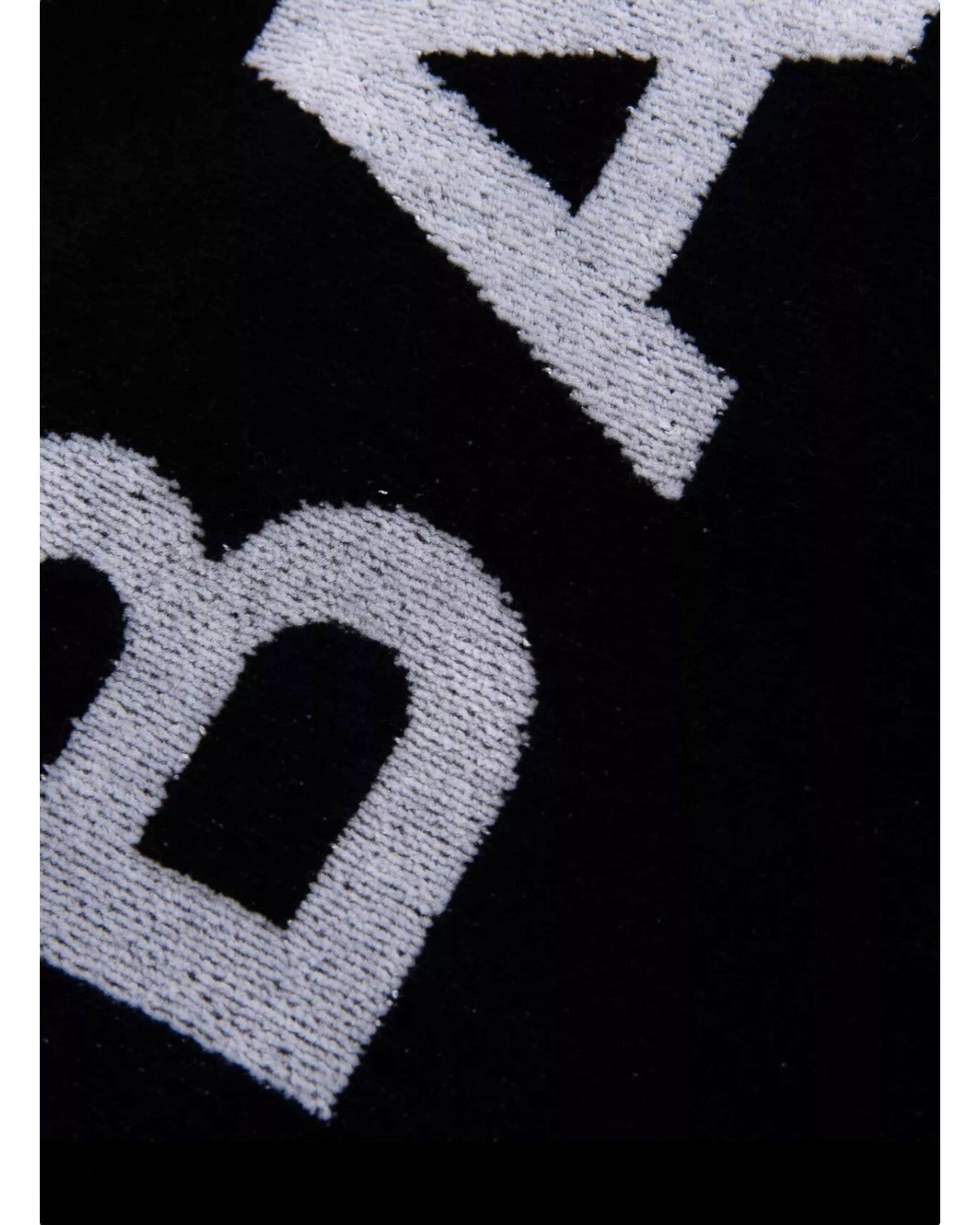 Balmain Paris Black Beach Towel