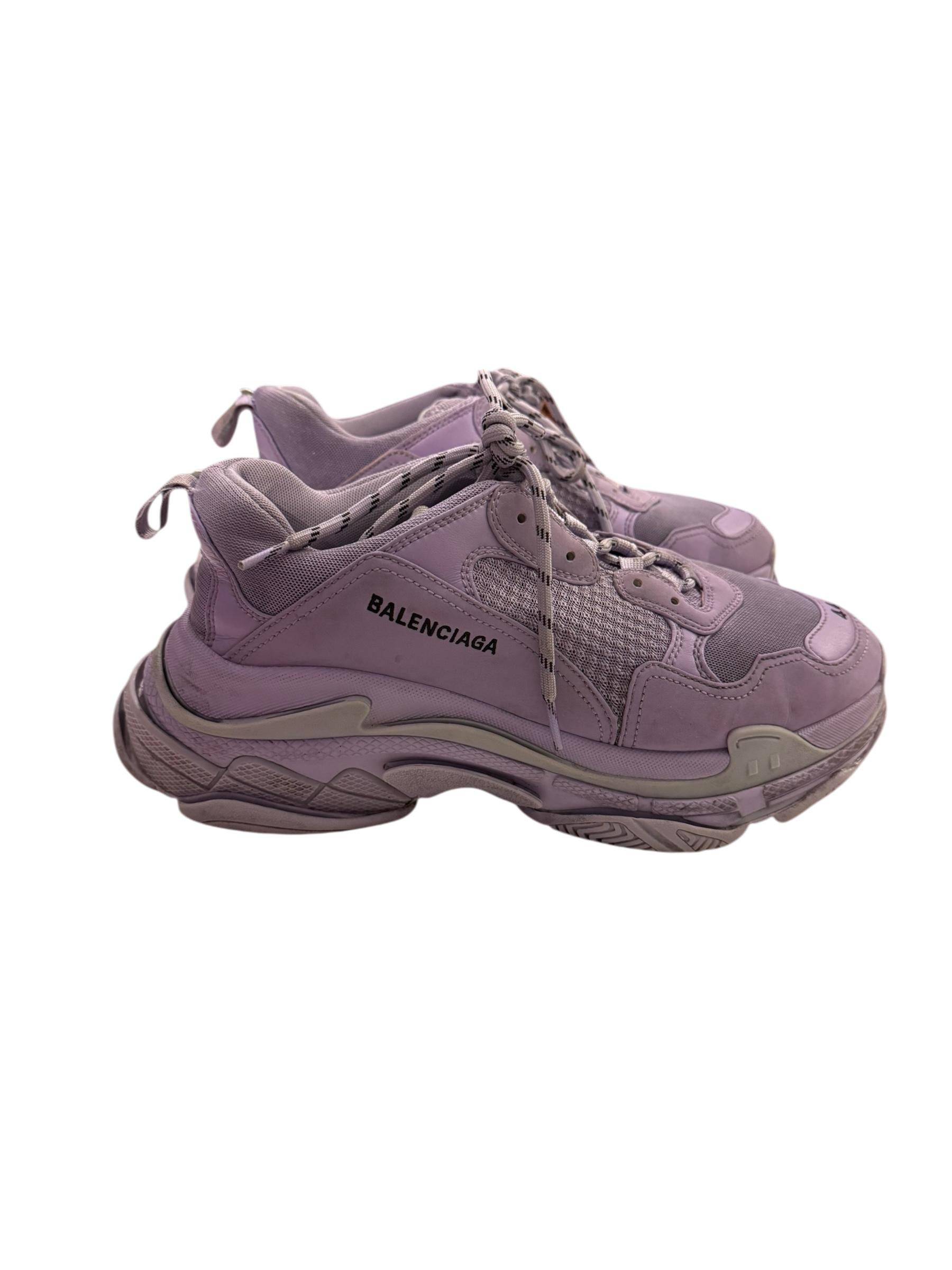 Balenciaga Triple S Sneakers in Purple