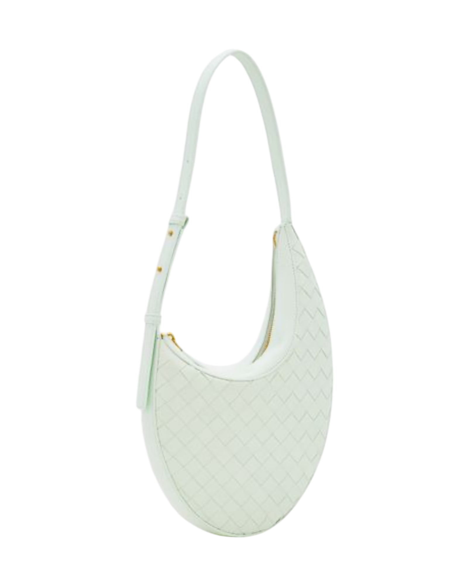 Bottega Veneta Nappa Intrecciato Drop Bag in Glacier