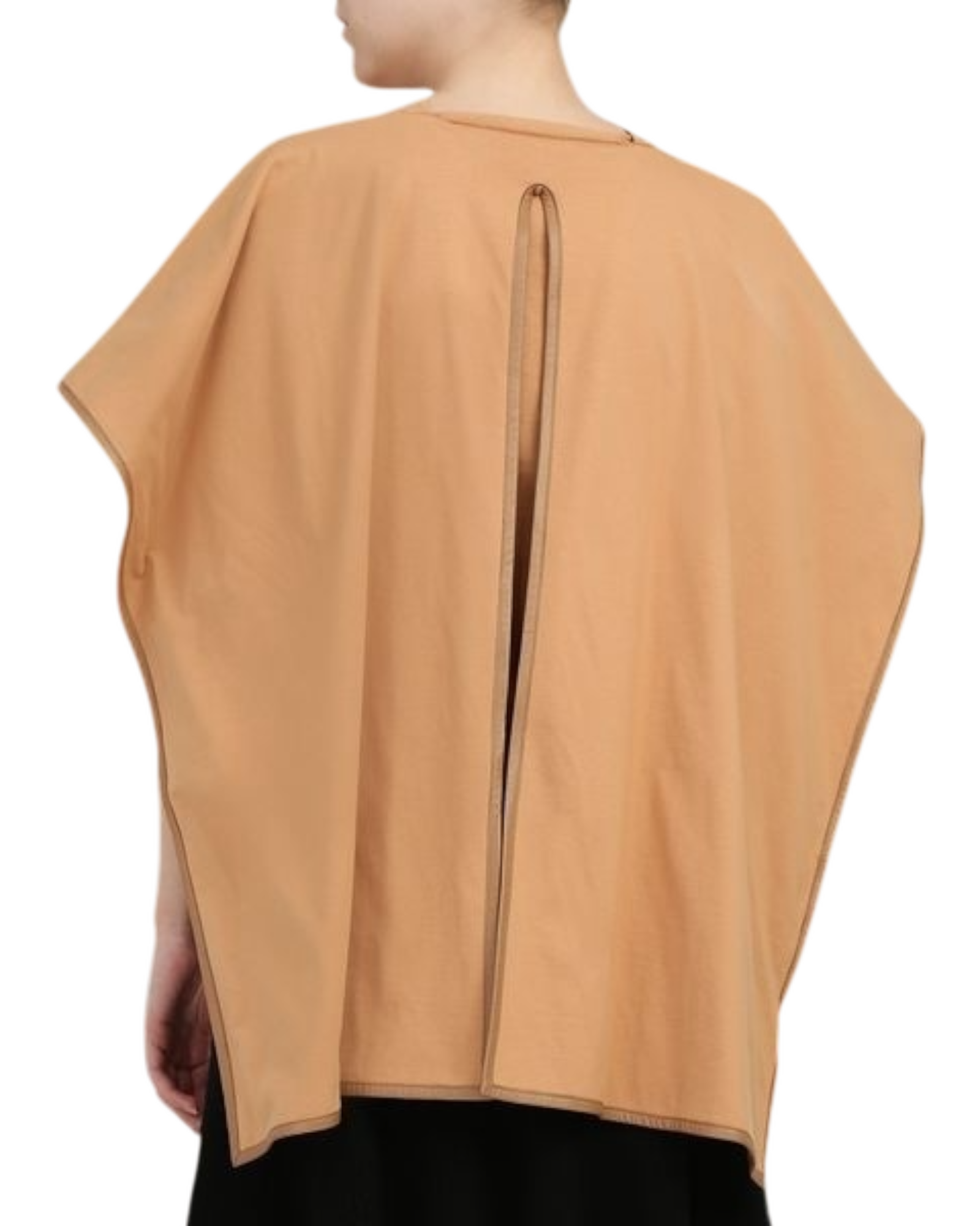 Celine Cotton and Leather Trim Scarf T Shirt