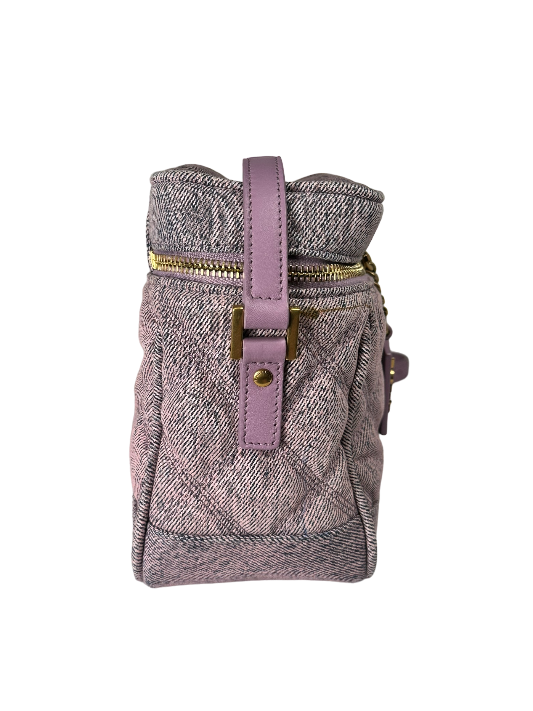 Saint Laurent '80s Vanity Quilt Denim Shoulder Bag