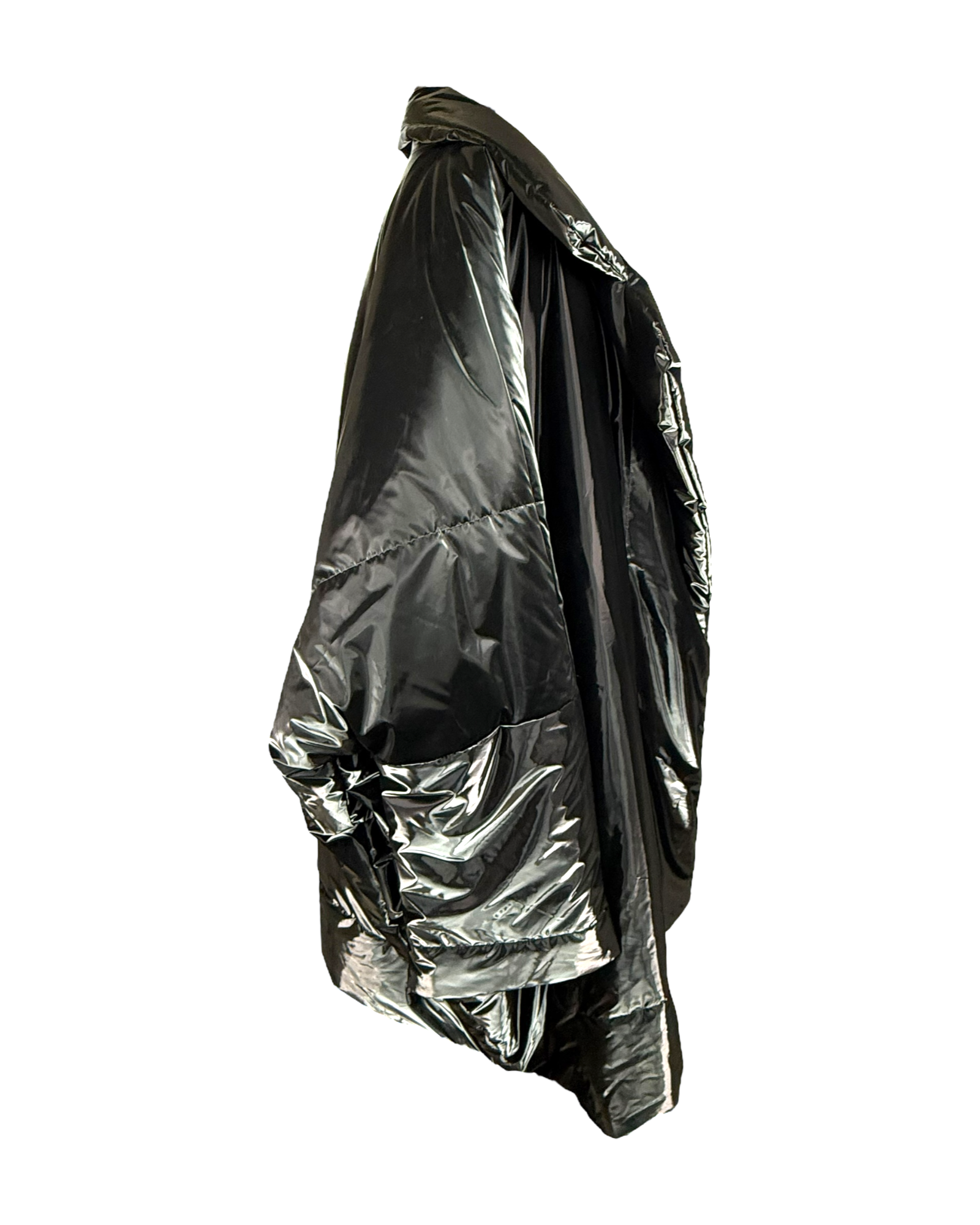 Saint Laurent Lacquered Effect Oversized Jacket