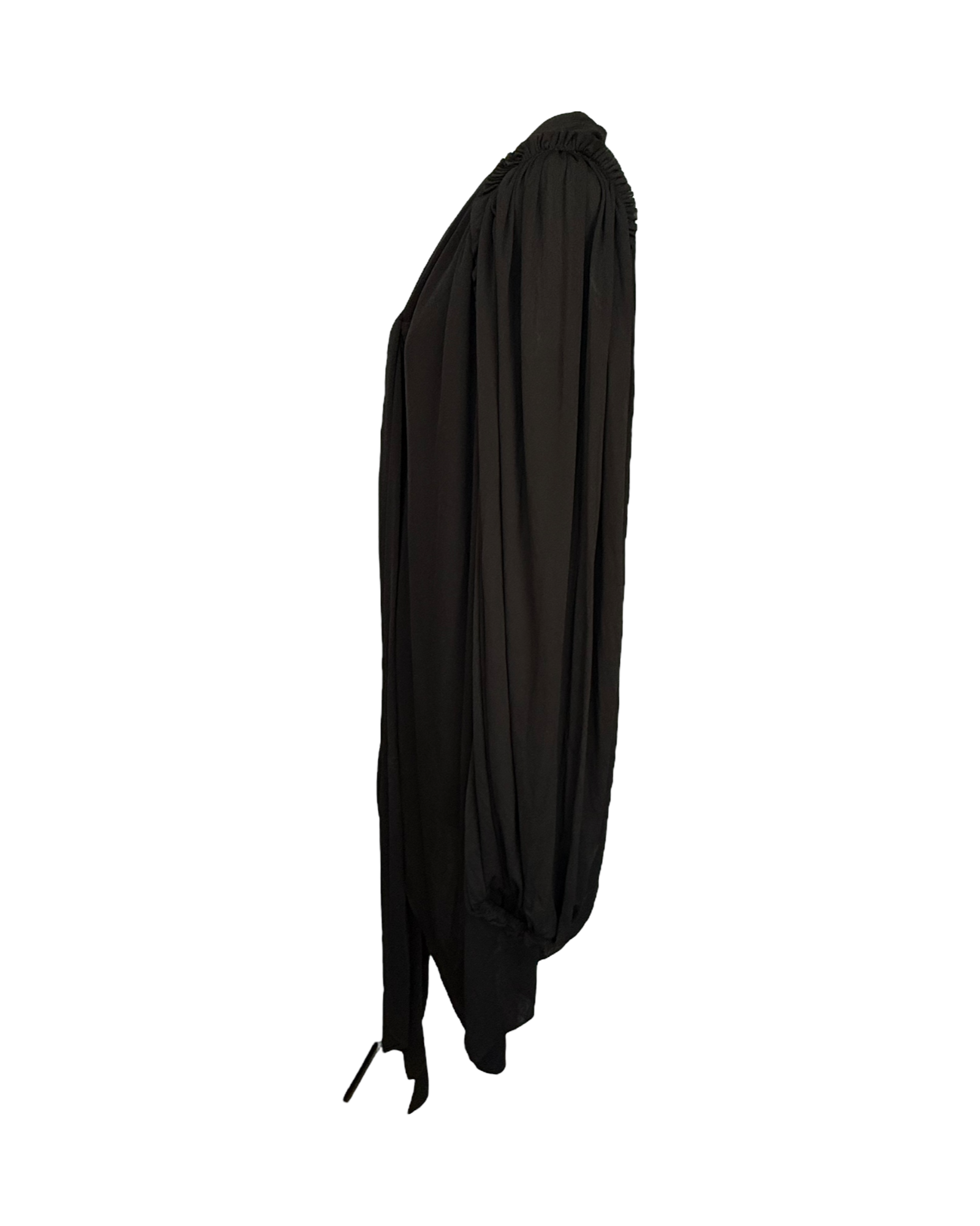 Loewe Asymmetric Bow-Tie Crepe Blouse