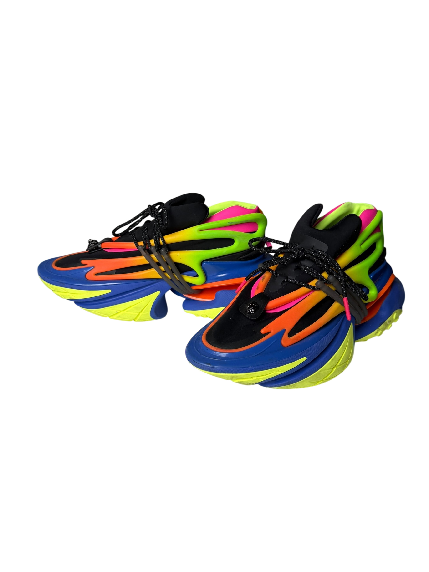 Balmain Multicolor Low-Top Unicorn Sneakers