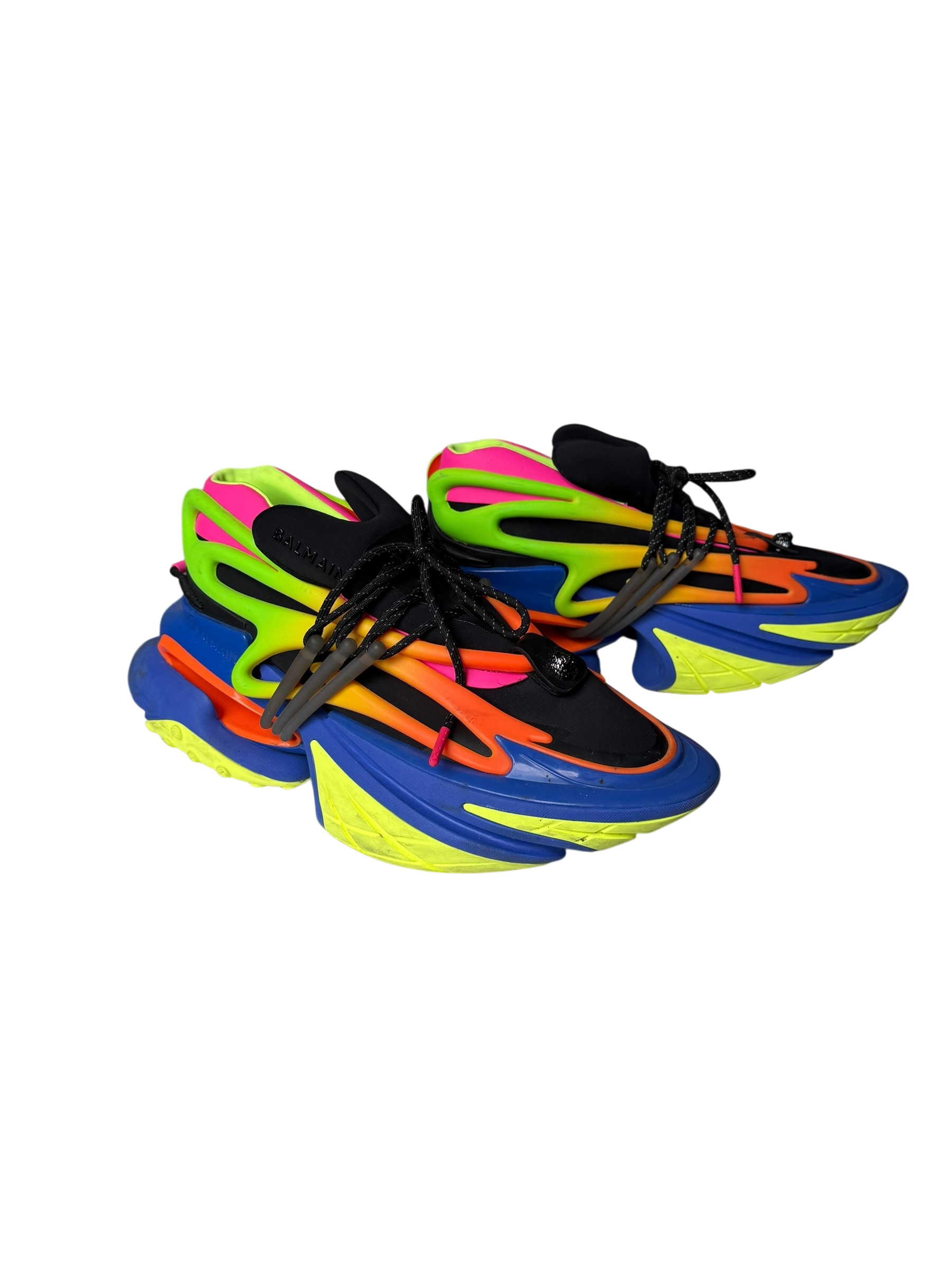 Balmain Multicolor Low-Top Unicorn Sneakers