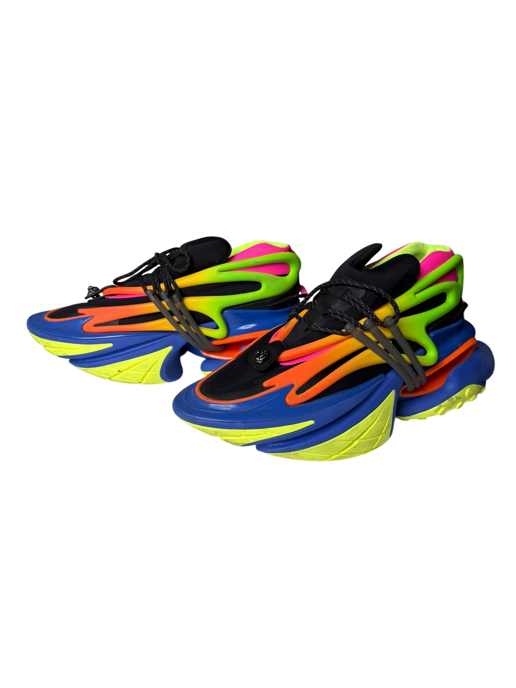 Balmain Multicolor Low-Top Unicorn Sneakers