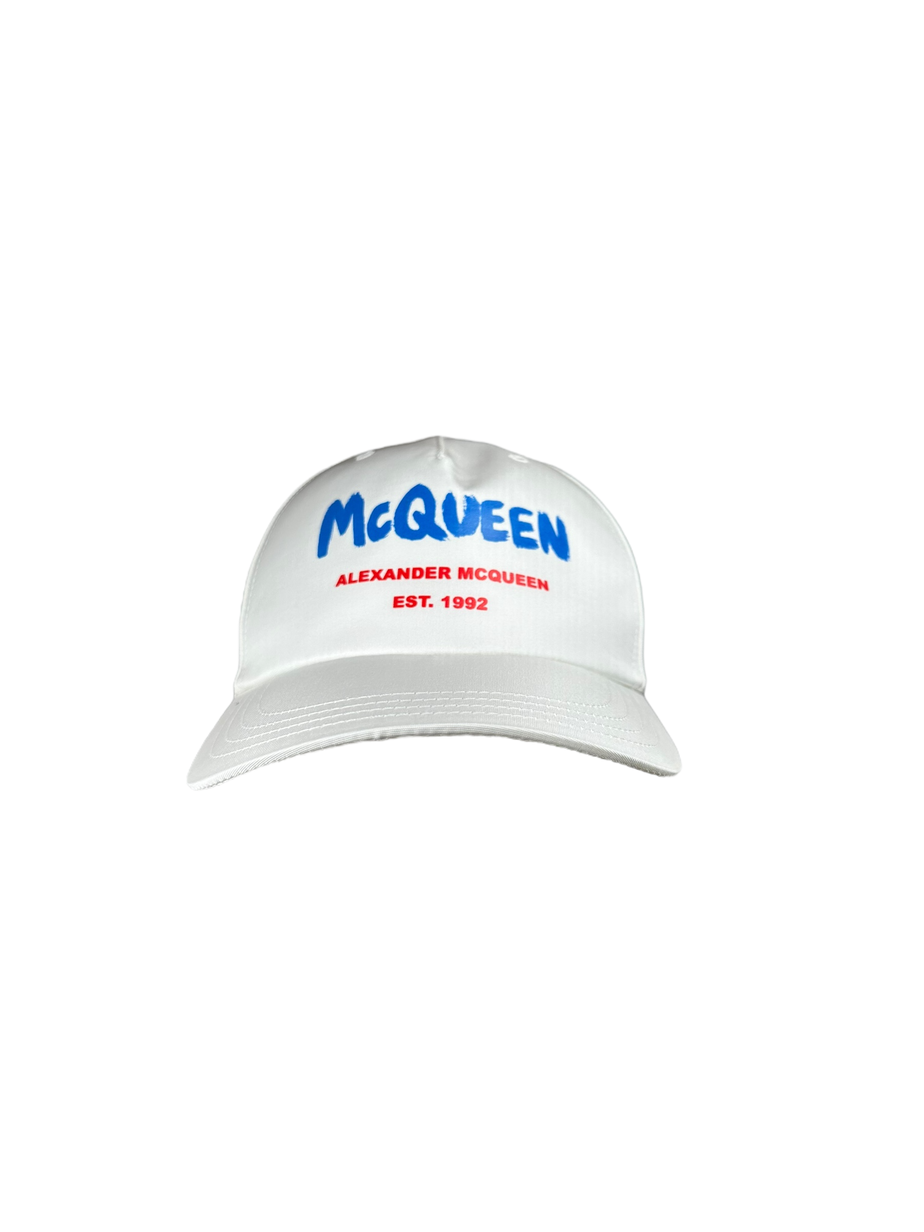 Alexander McQueen Graffiti Logo Baseball Hat