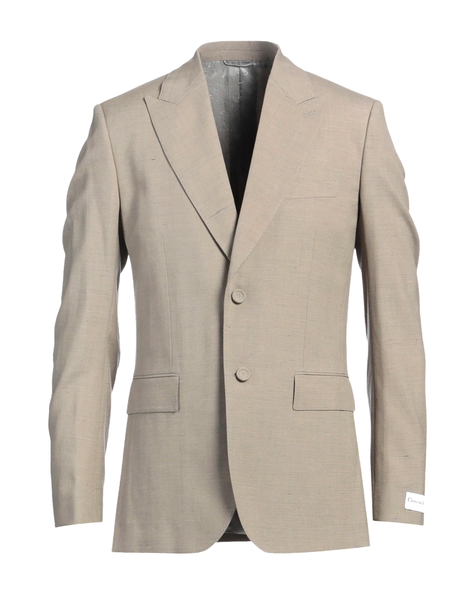 Dior Homme Wool Linen Jacket in Sand
