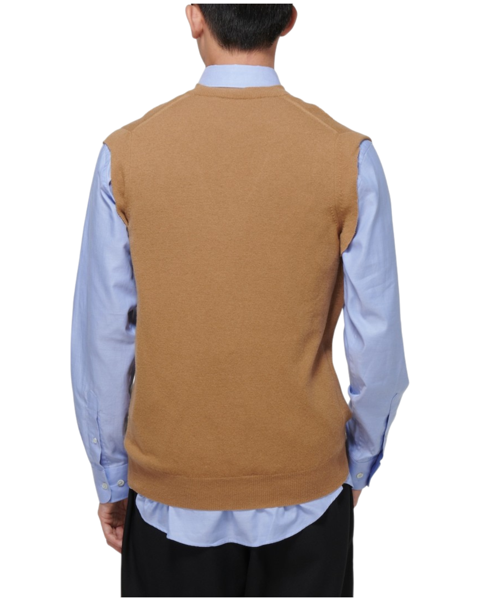 Maison Margiela Blue Spliced Oxford Shirt
