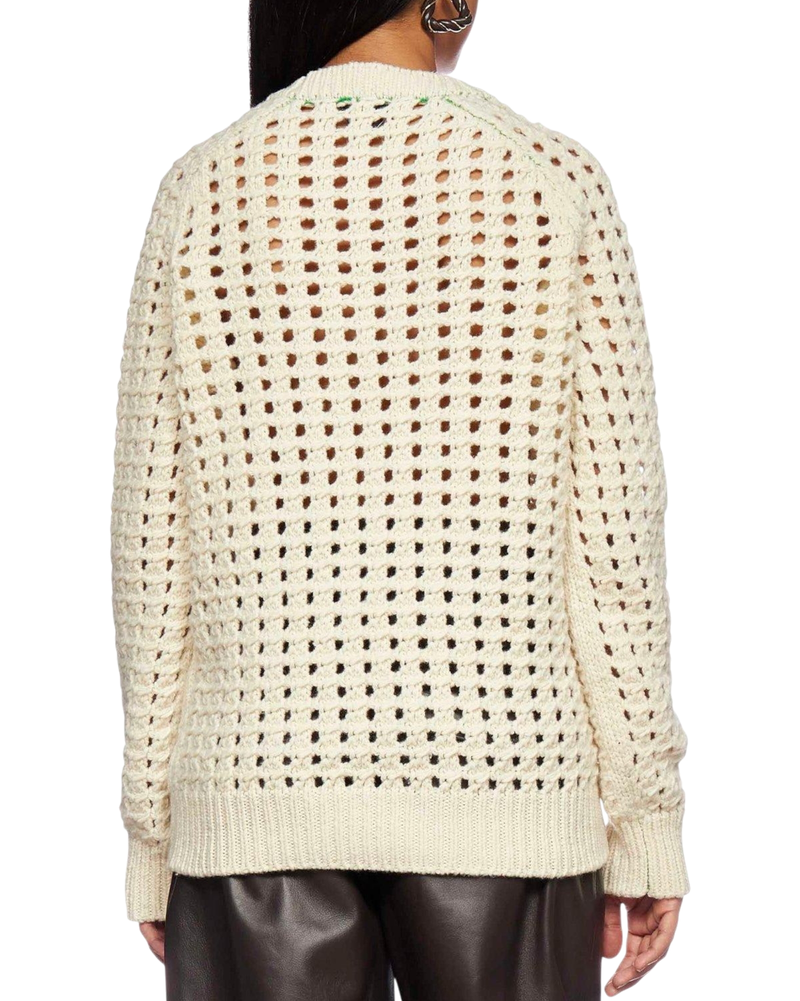 Bottega Veneta Open-Knit Crewneck Jumper