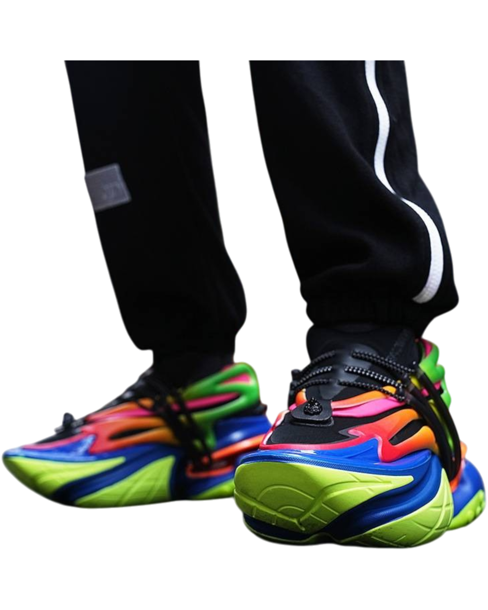 Balmain Multicolor Low-Top Unicorn Sneakers