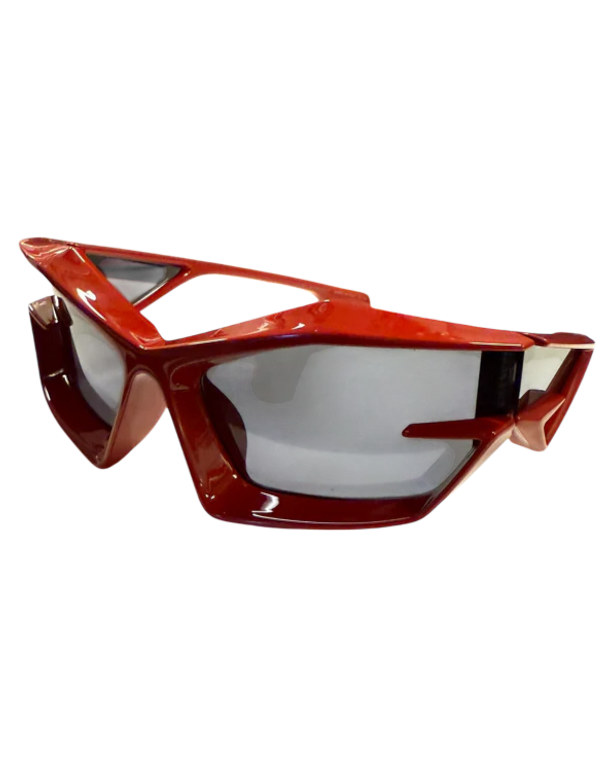 Givenchy Giv Cut Sunglasses in Red | The Vault NYC display picture 3