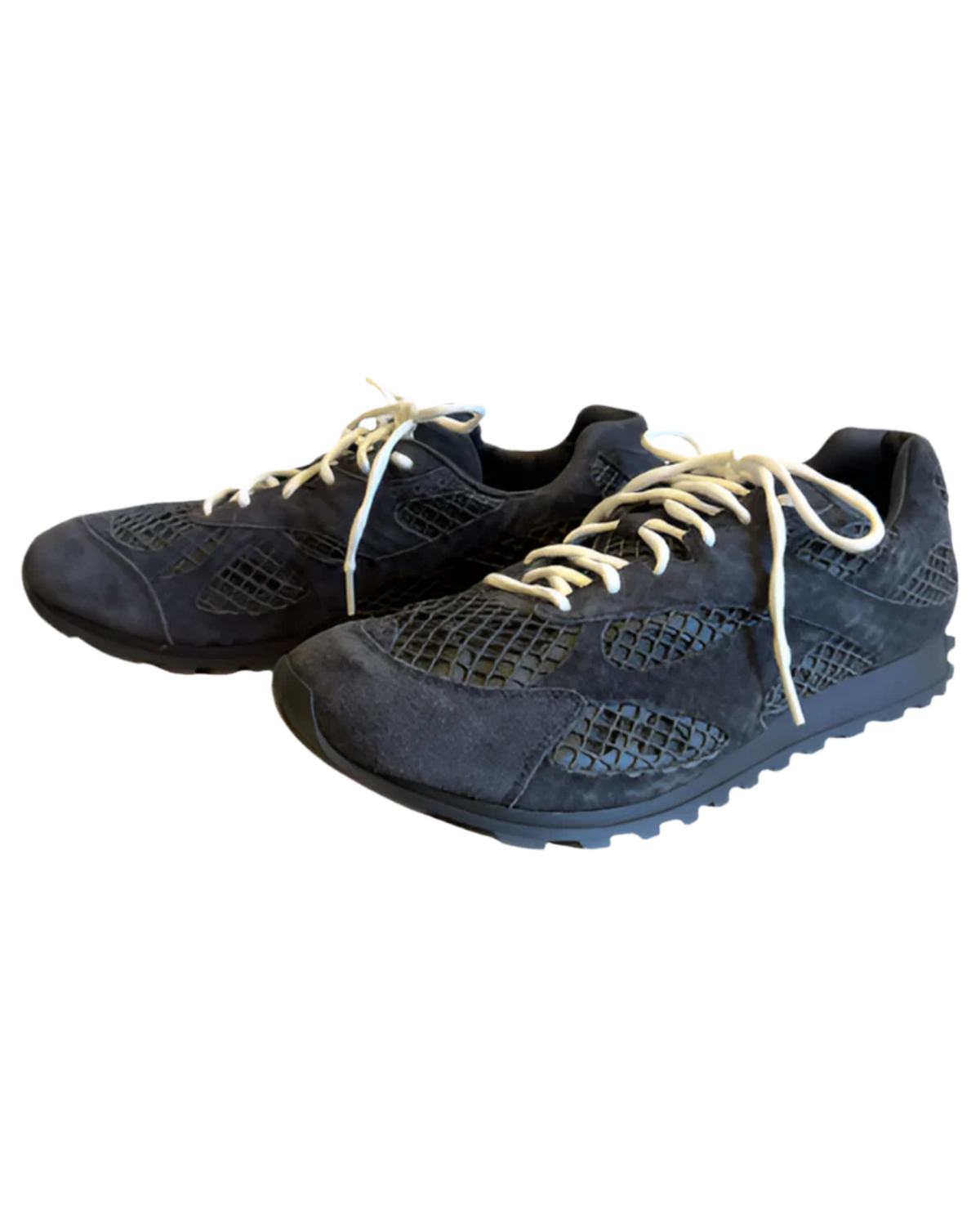 Bottega Veneta Orbit Sneaker in Shade Navy Suede