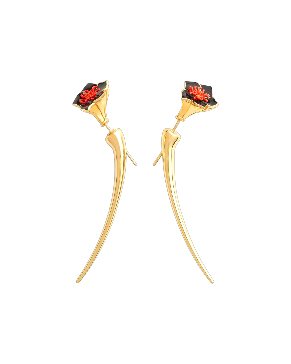 Bottega Veneta Flower Earrings