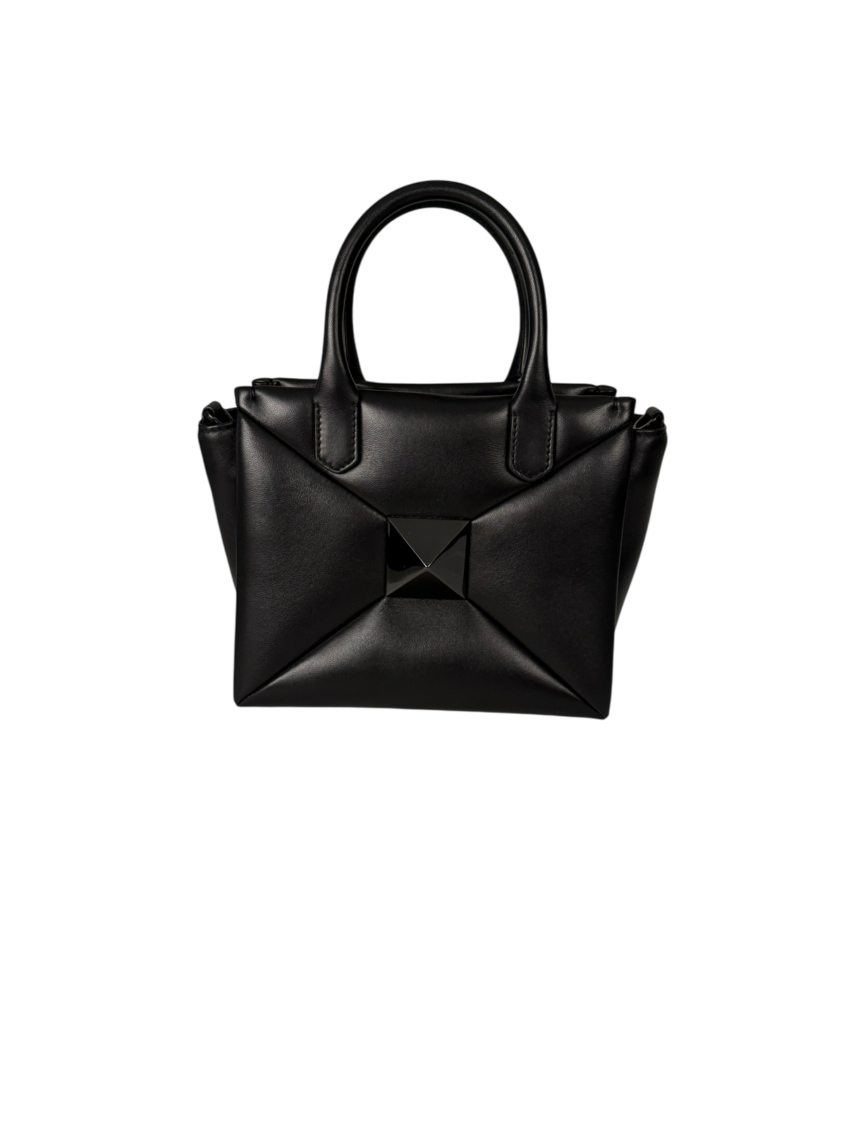 Valentino One Stud Leather Tote Bag