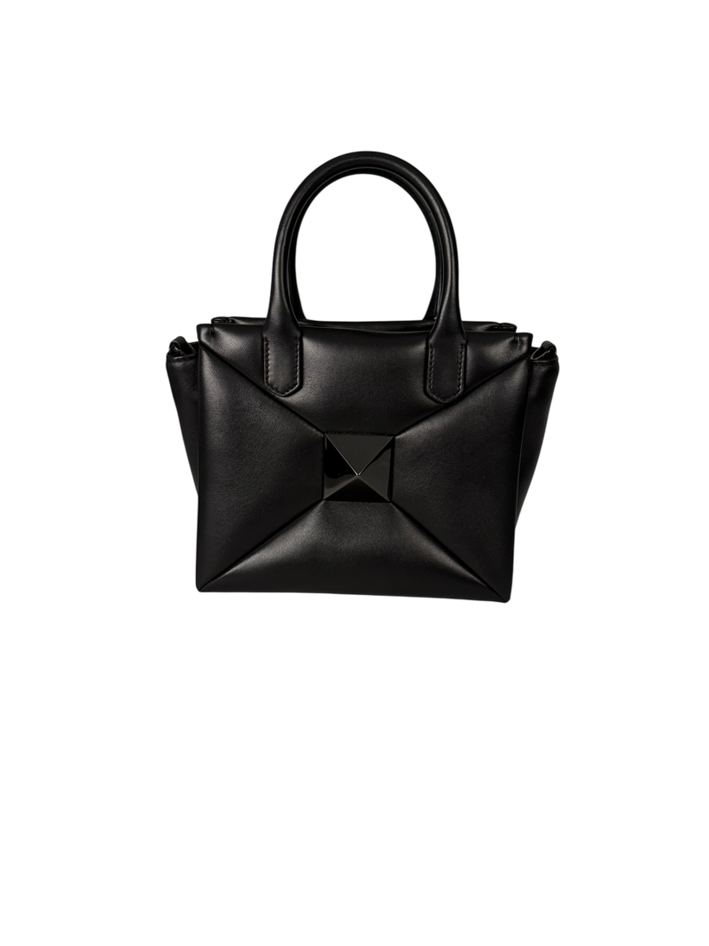Valentino One Stud Leather Tote Bag