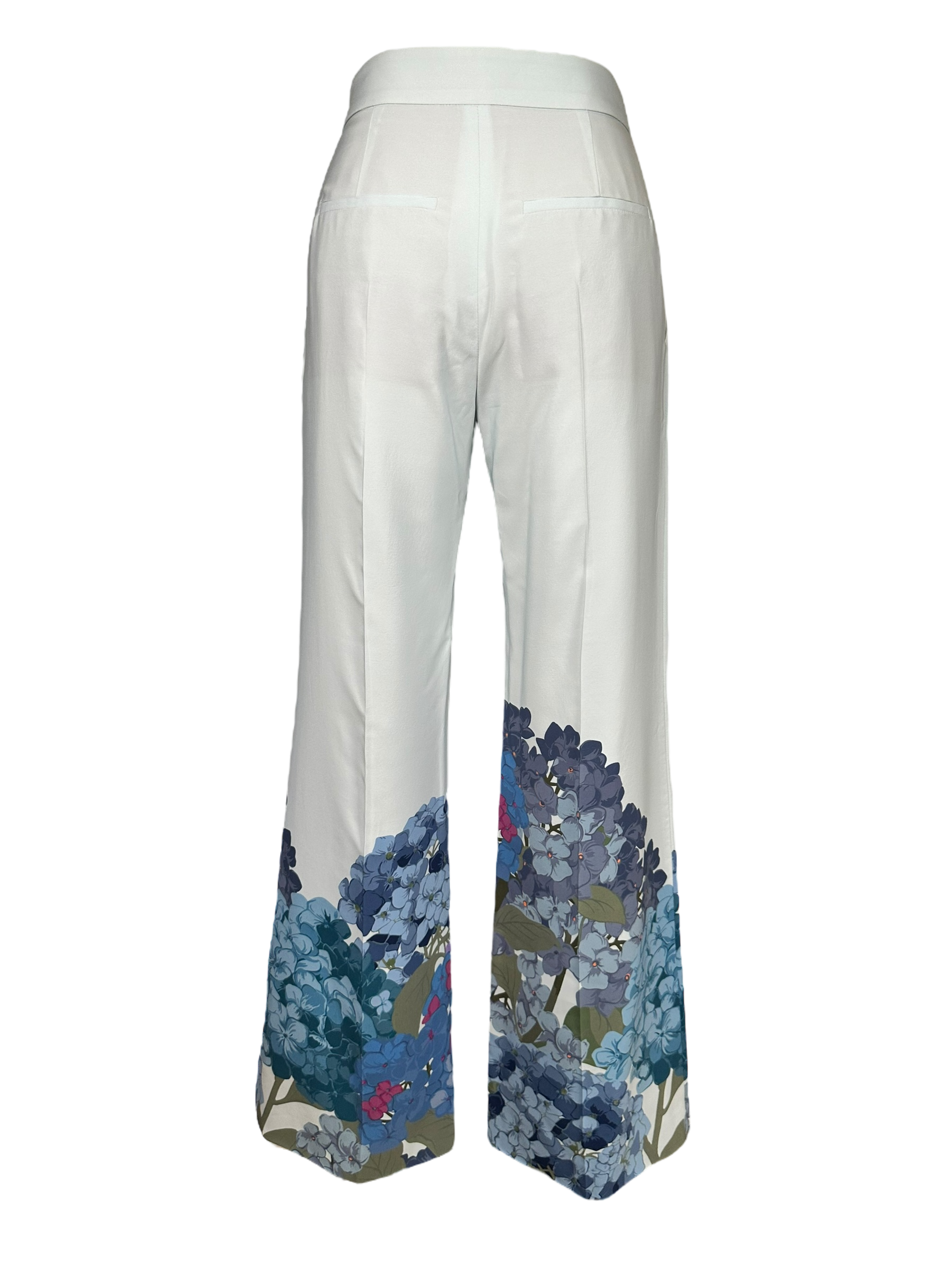 Valentino Macro Ortensia Printer Flared Pants