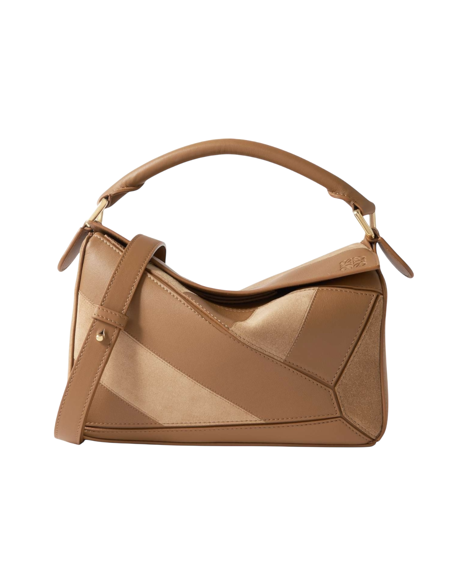 Loewe Puzzle Small Leather & Suede Bag