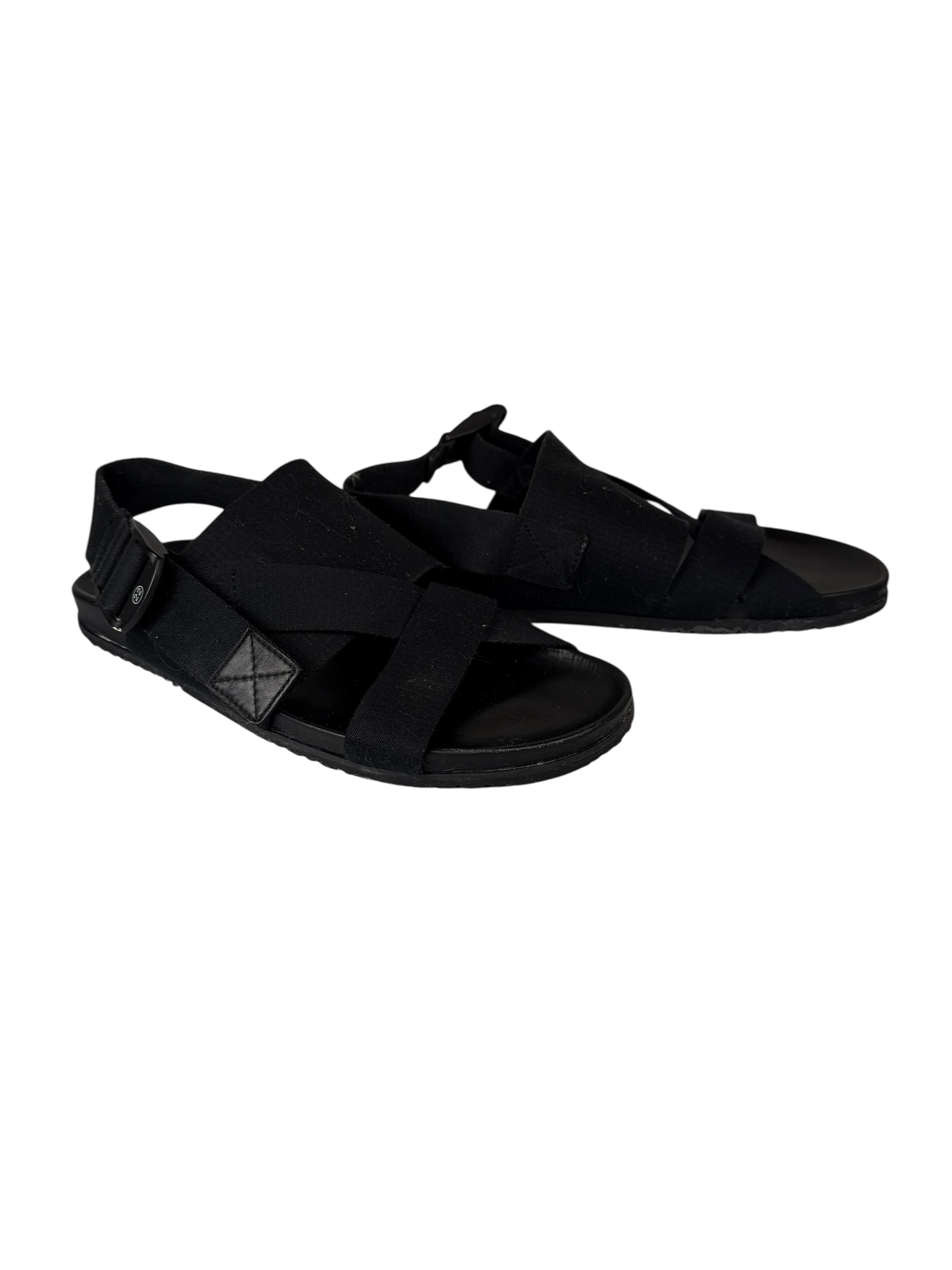 Maison Margiela Black Stretch Nylon Sandals