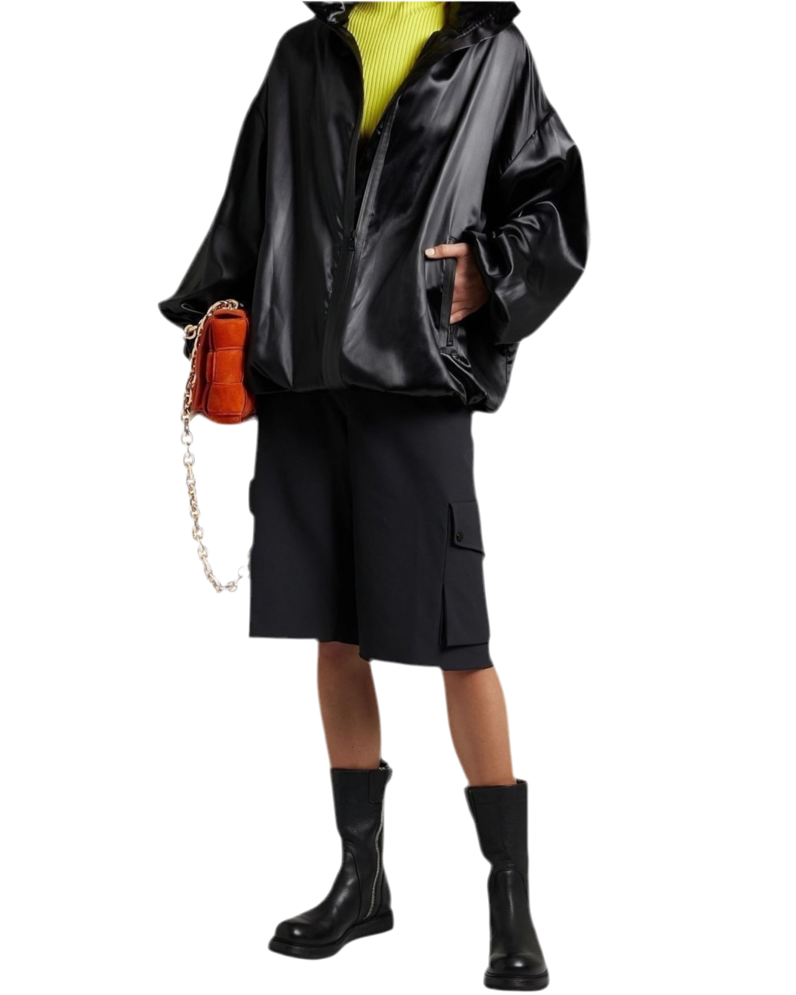 Bottega Veneta Tech Hooded Jacket