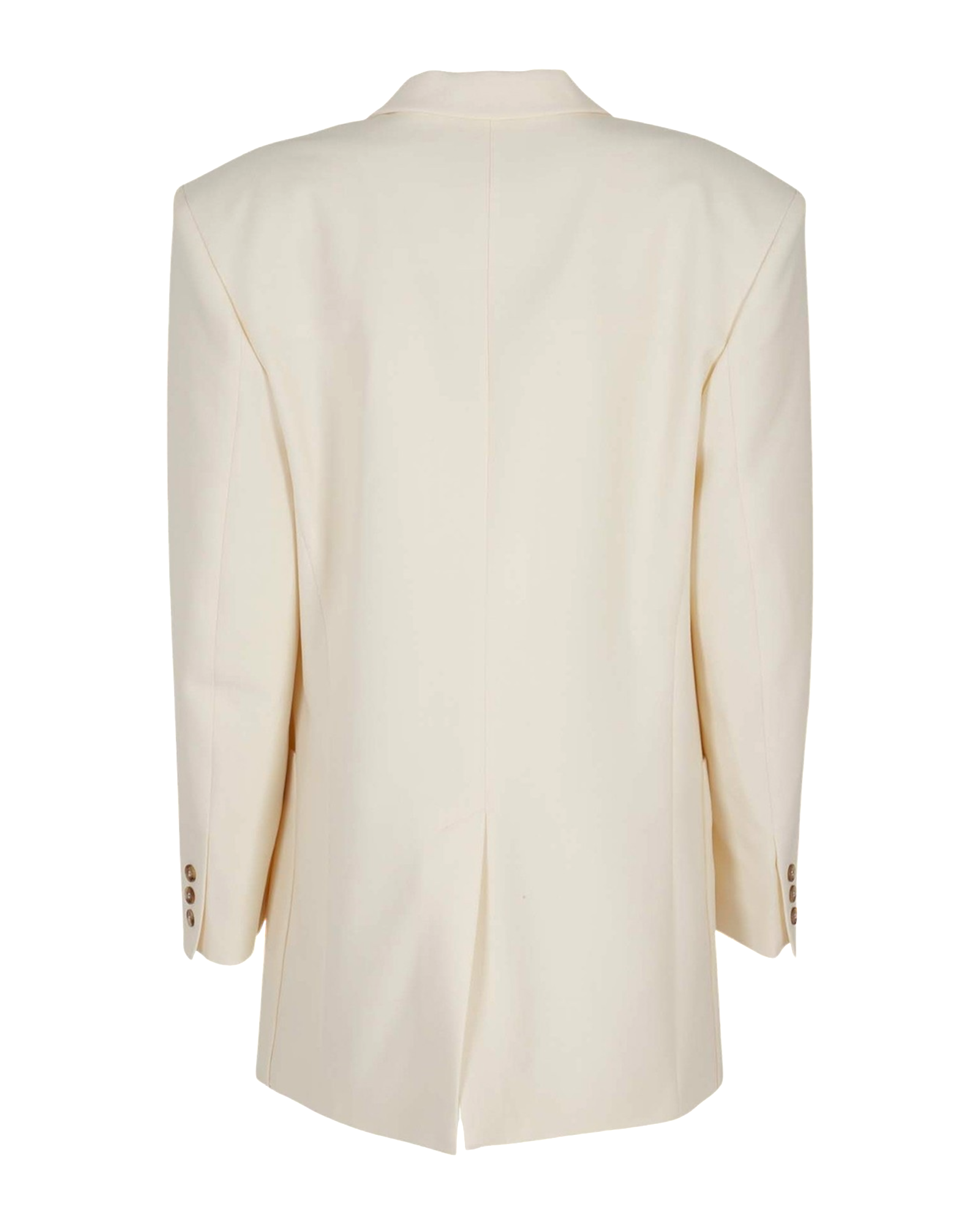 Nanushka Off-White Poplin Malvin Blazer