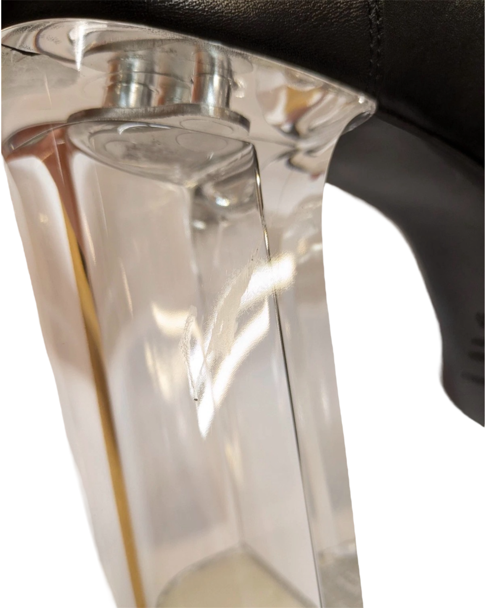 Rick Owens Leather Kiss Boots in Black