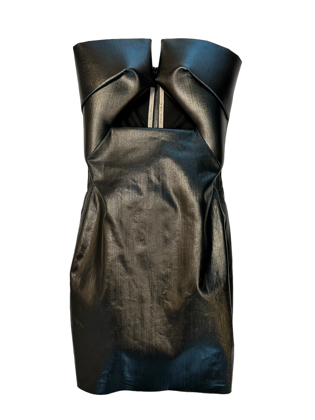 RICK OWENS STROBE MINI DRESS