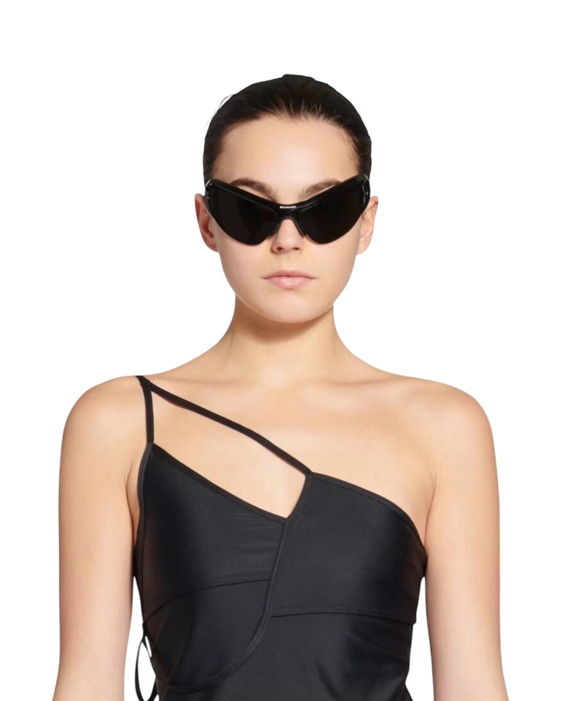 Balenciaga Wire Cat Sunglasses in Black