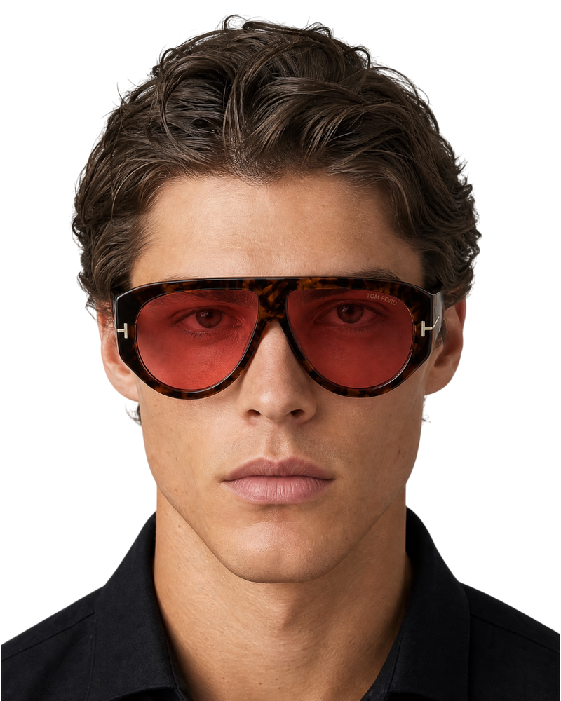 Tom Ford 'Bronson' Sunglasses — Brown, FT1044