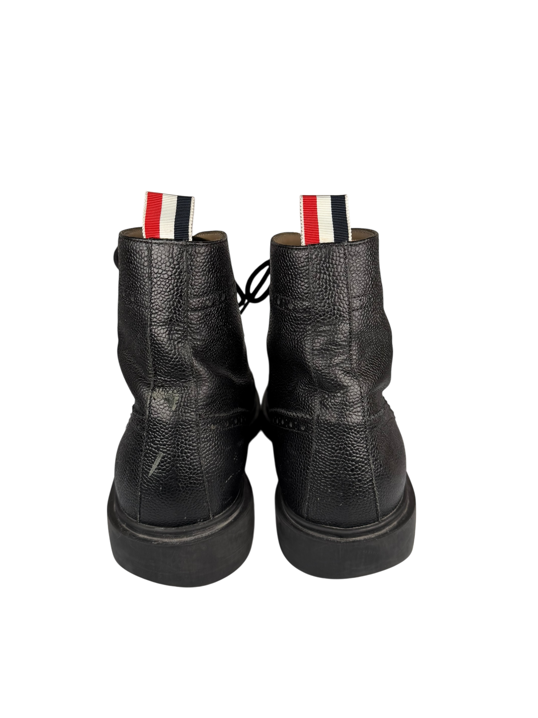 Thom Browne Pebble Grain Wingtip Boots