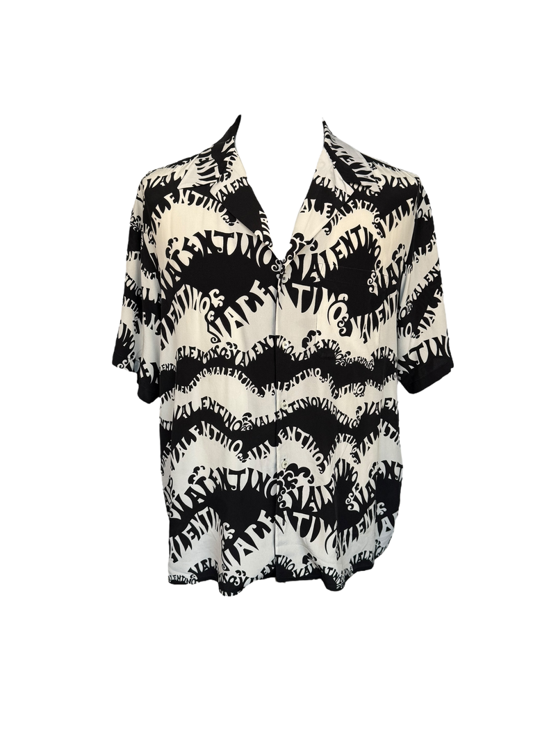 Valentino All-Over Wave Shirt