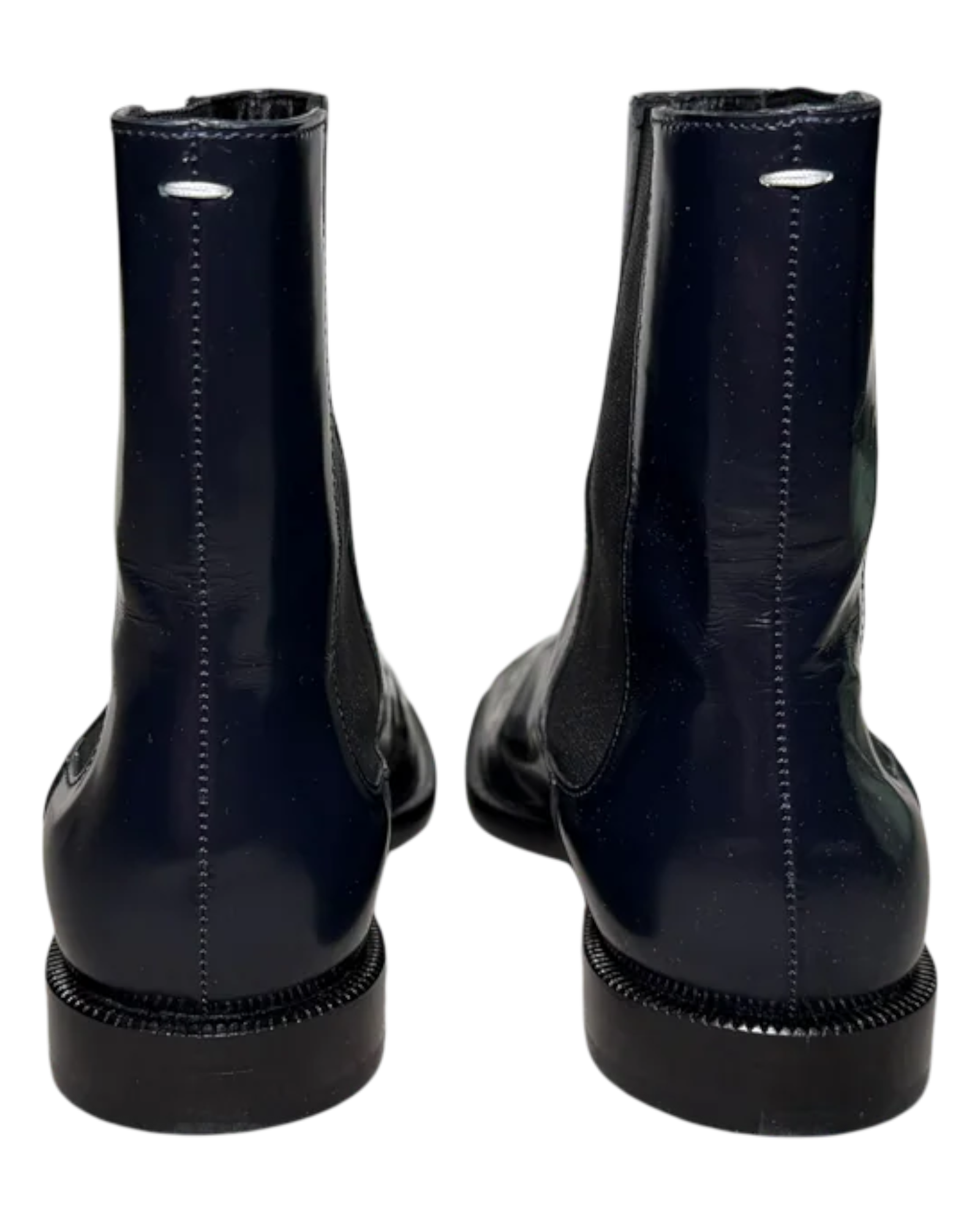 Maison Margiela Patent Leather Tabi Ankle Boot