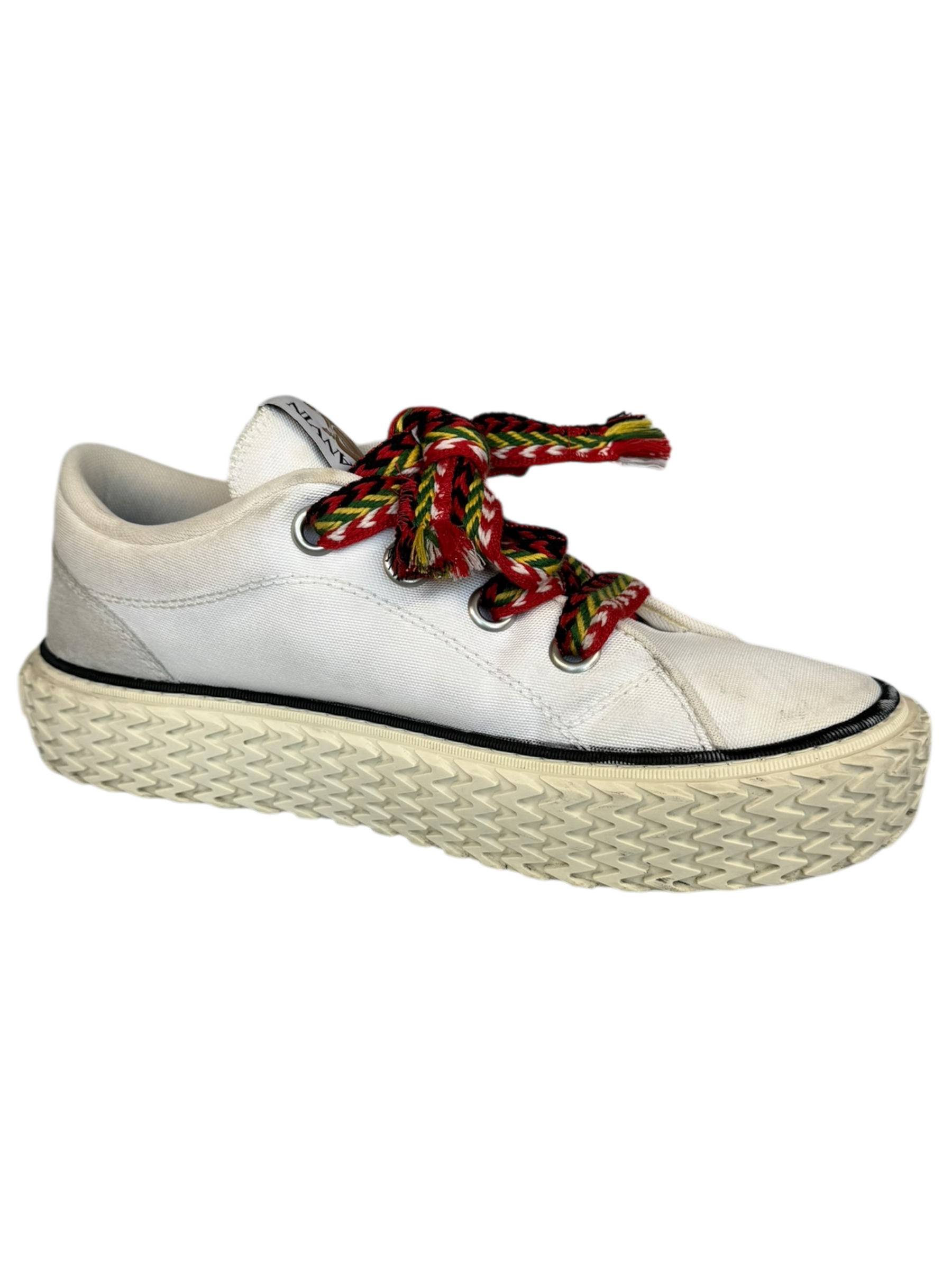 Lanvin White Curbies Sneaker