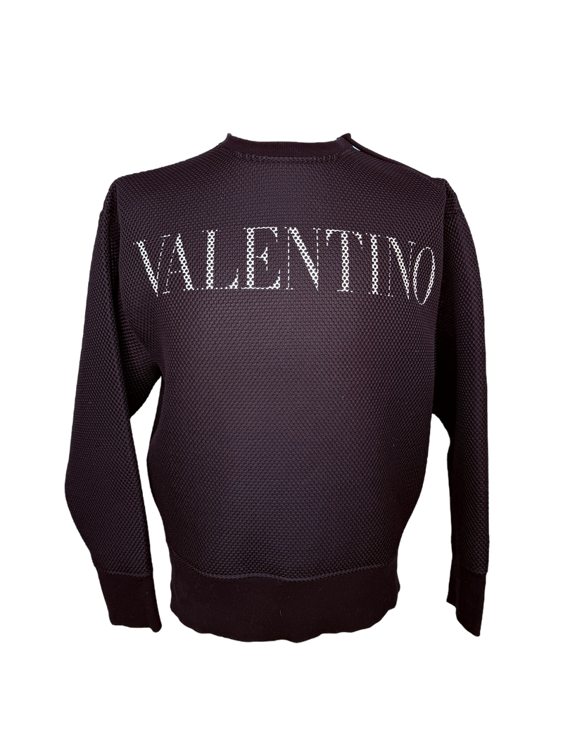 Valentino Mesh Logo Sweatshirt