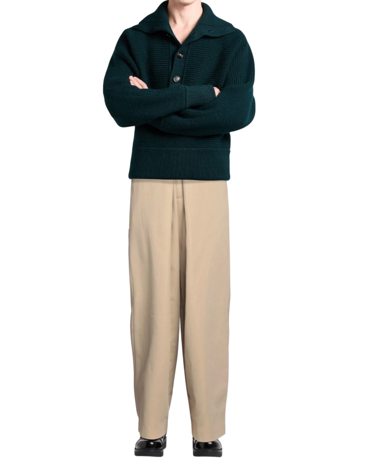 Givenchy Oversized Chino Trousers — Beige, Size US 38 / IT 48