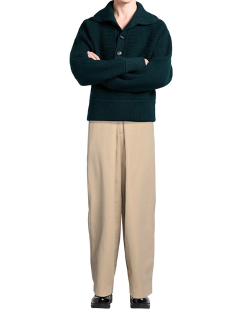 Givenchy Oversized Chino Trousers — Beige, Size US 38 / IT 48