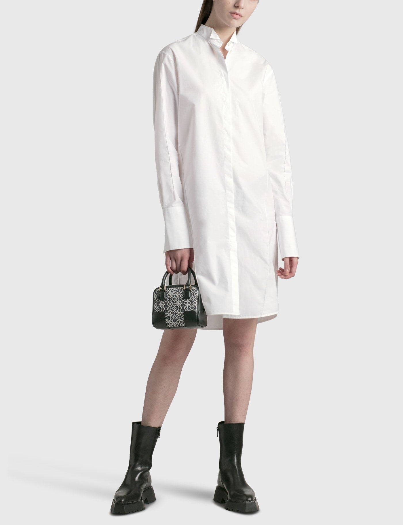 Loewe Pleated Shirt Dress